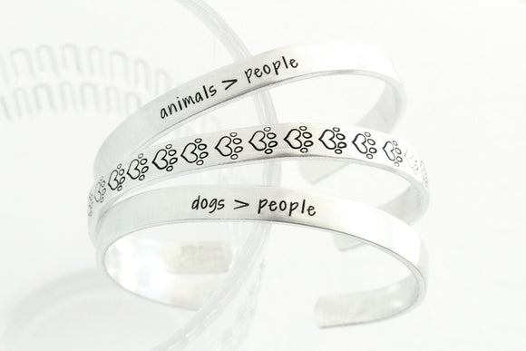Dogs > People Cuff Bracelet
