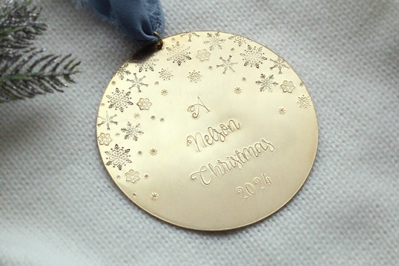 Snowflake Family Name Ornament