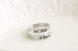 Be Still And Know Wrap Ring