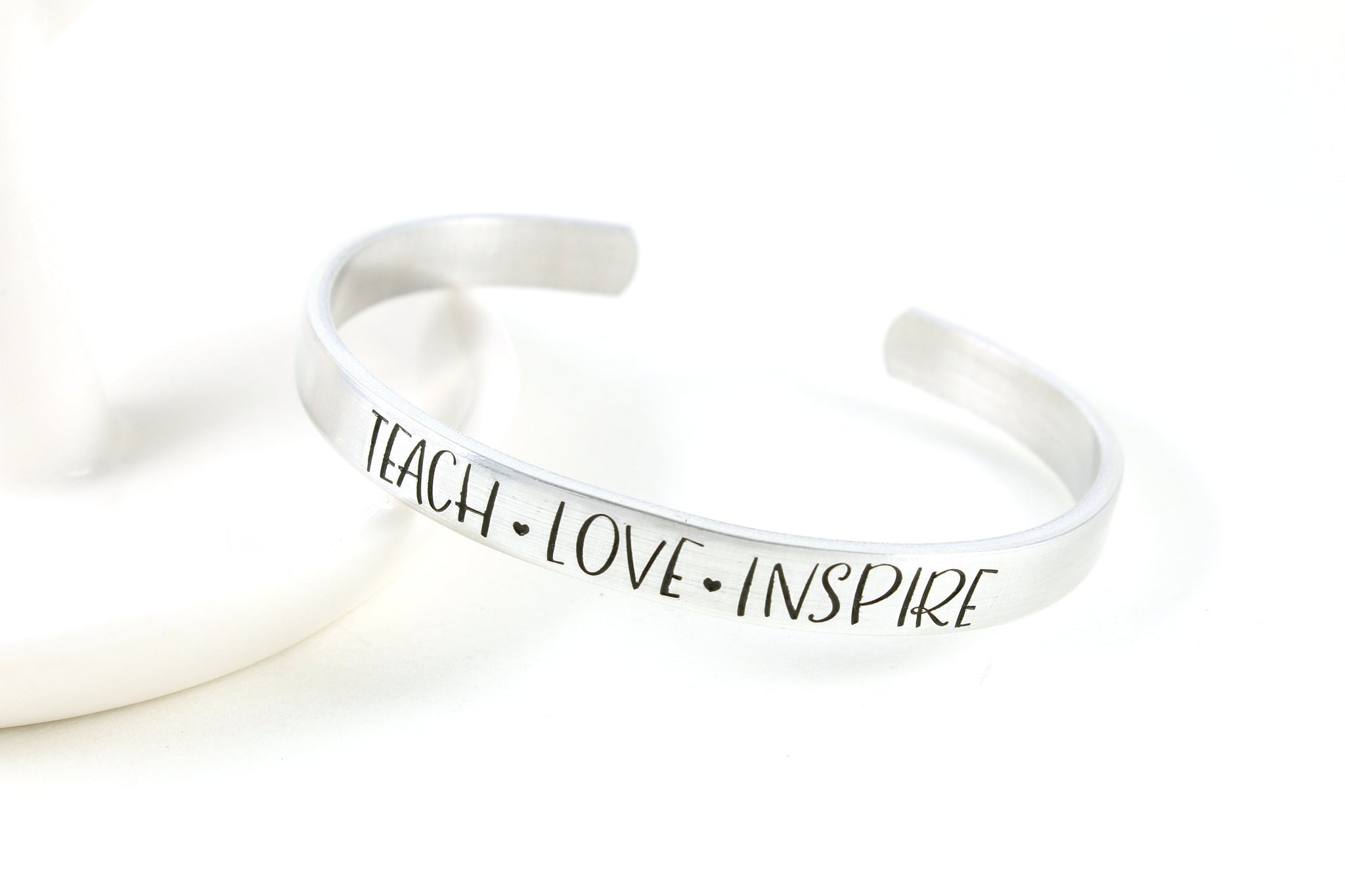 Teach Love Inspire Cuff Bracelet – 10th Floor Treasures