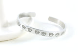 Paw Print Pet Love Cuff Bracelet