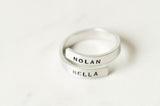 Personalized Name Wrap Ring