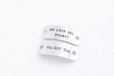 We Love You Daddy Shoe Tags For Dad From Kids