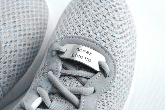 Never Give Up You've Got This Shoe Tags