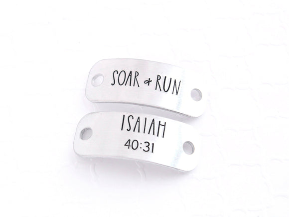 Soar And Run Isaiah 40:31 Shoe Tags