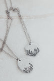 Walk By Faith Oval Forest Necklace