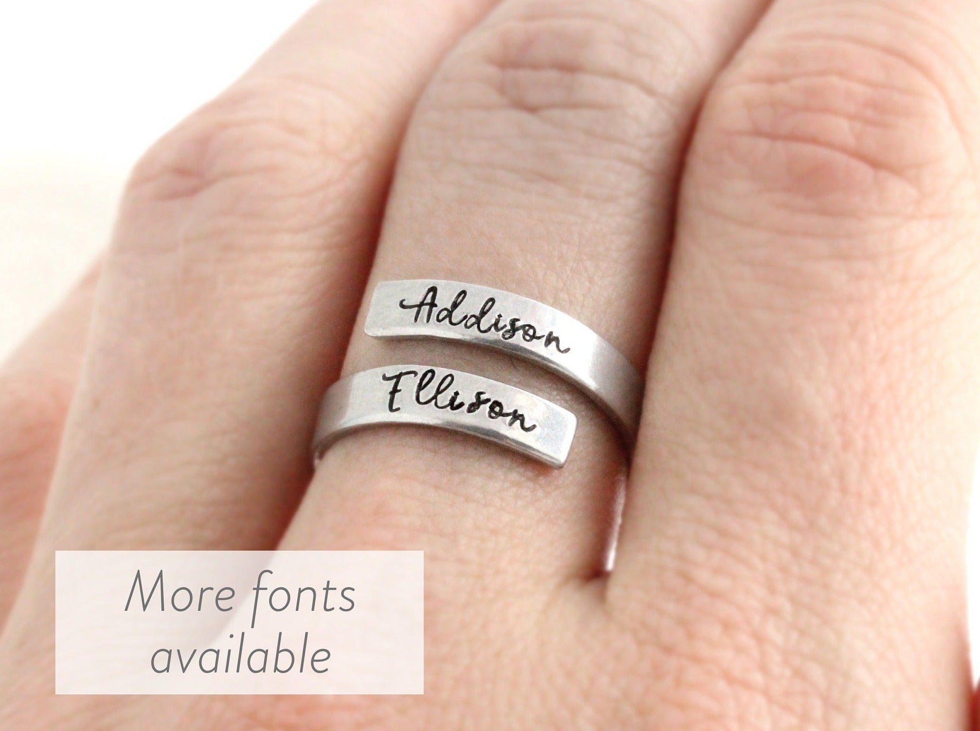 Personalized Name Ring, 925 Sterling Silver Ring, Silver Name Ring, Band  Ring, Handmade Ring, Customized Name Ring, Gift for Birthday - Etsy