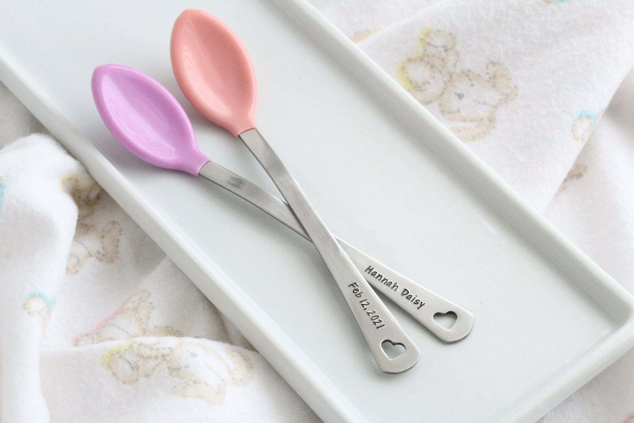 Personalized Baby Girl Spoons