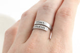 Personalized Name Wrap Ring