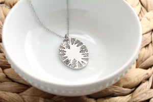 Large Oval Forest Necklace