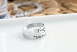 Fearfully & Wonderfully Made Wrap Ring