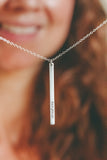 Long Bar Name Necklace