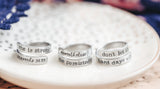 Nevertheless She Persisted Wrap Ring
